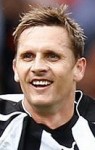  Newcastle striker Peter Lovenkrands